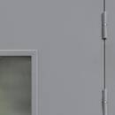 Двупольная дверь со стеклом EI 60 (RAL 7035)